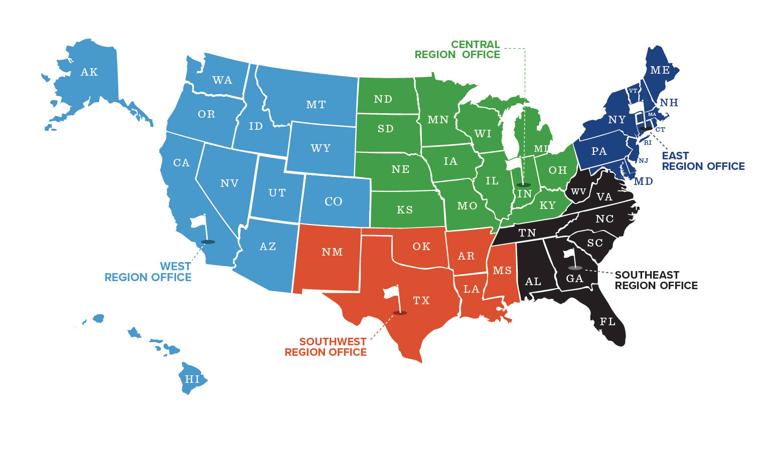 2024 U.S. Region Map